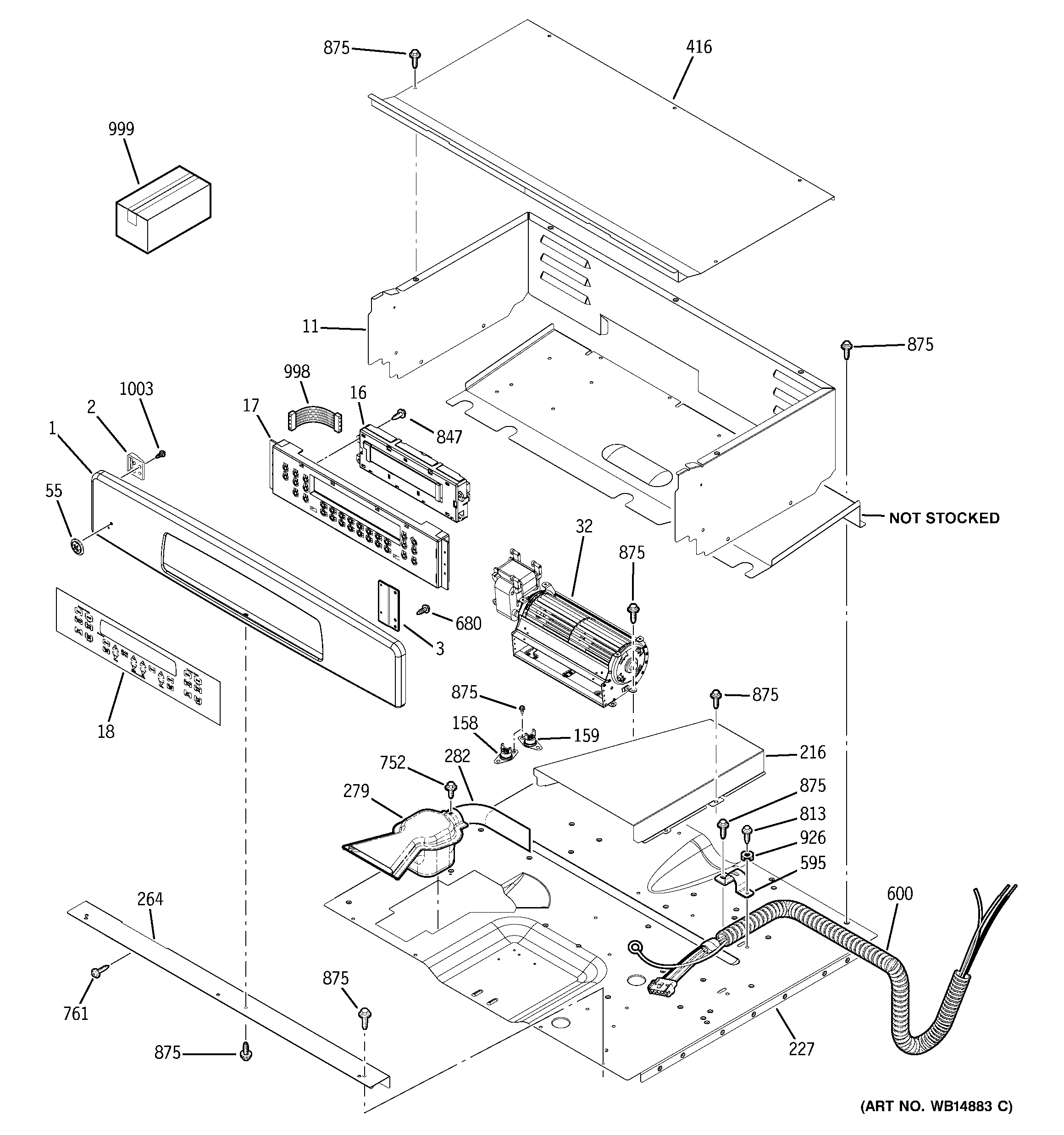 GE JKP55DP1WW control panel diagram