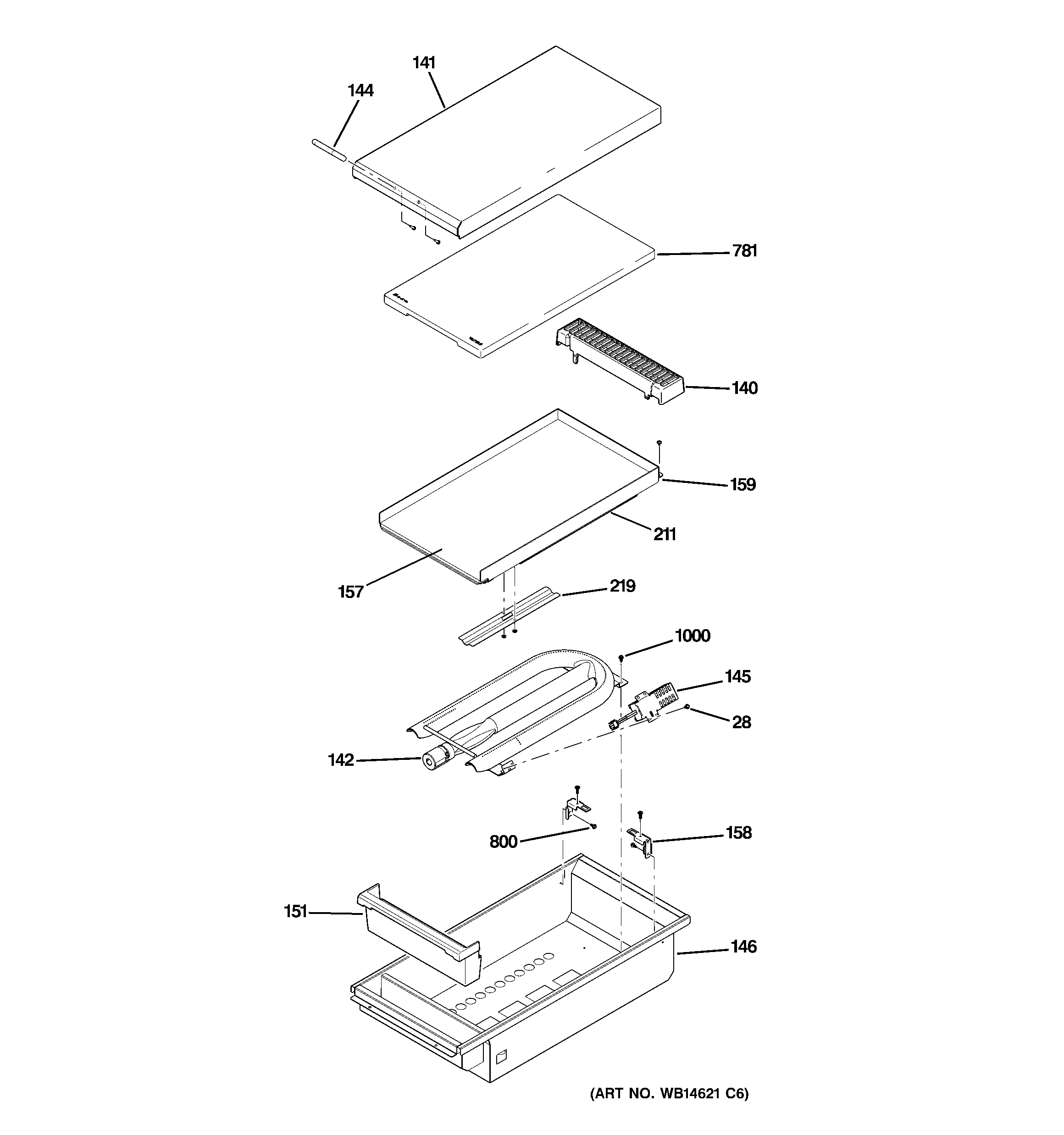 GE ZGU486NDP2SS griddle assembly diagram