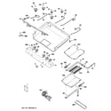 GE JGB810DEP2BB gas & burner parts diagram