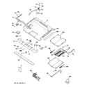 GE PGB928SEM3SS gas & burner parts diagram