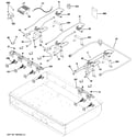 GE ZGU366NP1SS gas & burner parts diagram