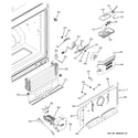GE GBSC0HCXARBB freezer section diagram