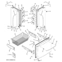 GE GFSL2KEYCLS doors diagram