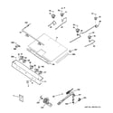 GE JGBS80DEM4WW gas & burner parts diagram