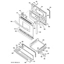 Hotpoint RGB540SEP2SA door & drawer parts diagram