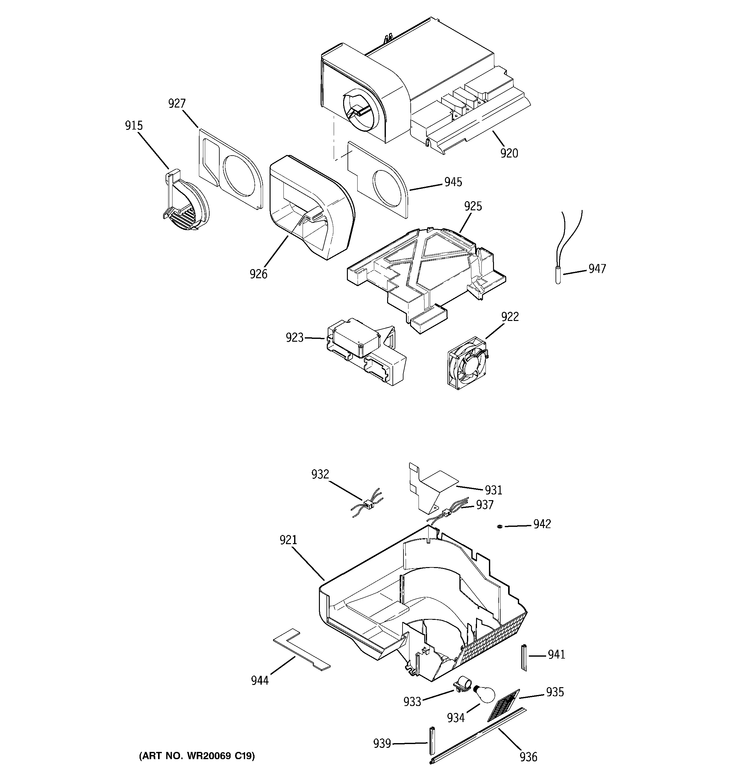 GE GSS25LSWDSS custom cool diagram