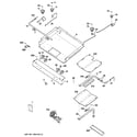 GE JGBP28DEM6BB gas & burner parts diagram