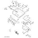 GE JGBP88DEM3CC gas & burner parts diagram