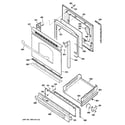 GE JGBS80DEM3BB door & drawer parts diagram