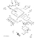 GE PGB916SEM3SS gas & burner parts diagram