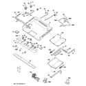 GE PGB975SEM3SS gas & burner parts diagram