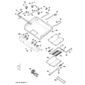 GE JGB810DEP1WW gas & burner parts diagram