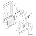 GE GBSC3HBXCRBB freezer section diagram
