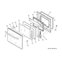 GE PK956BM3BB door diagram