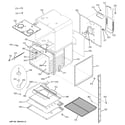 GE JKP75WM2WW upper oven diagram