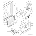 GE GDSL3KCYARLS freezer section diagram