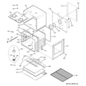 GE JTP55CM2CC upper oven diagram