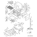 GE JCS968BK4BB body parts diagram