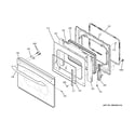 GE JCS968BK4BB door diagram