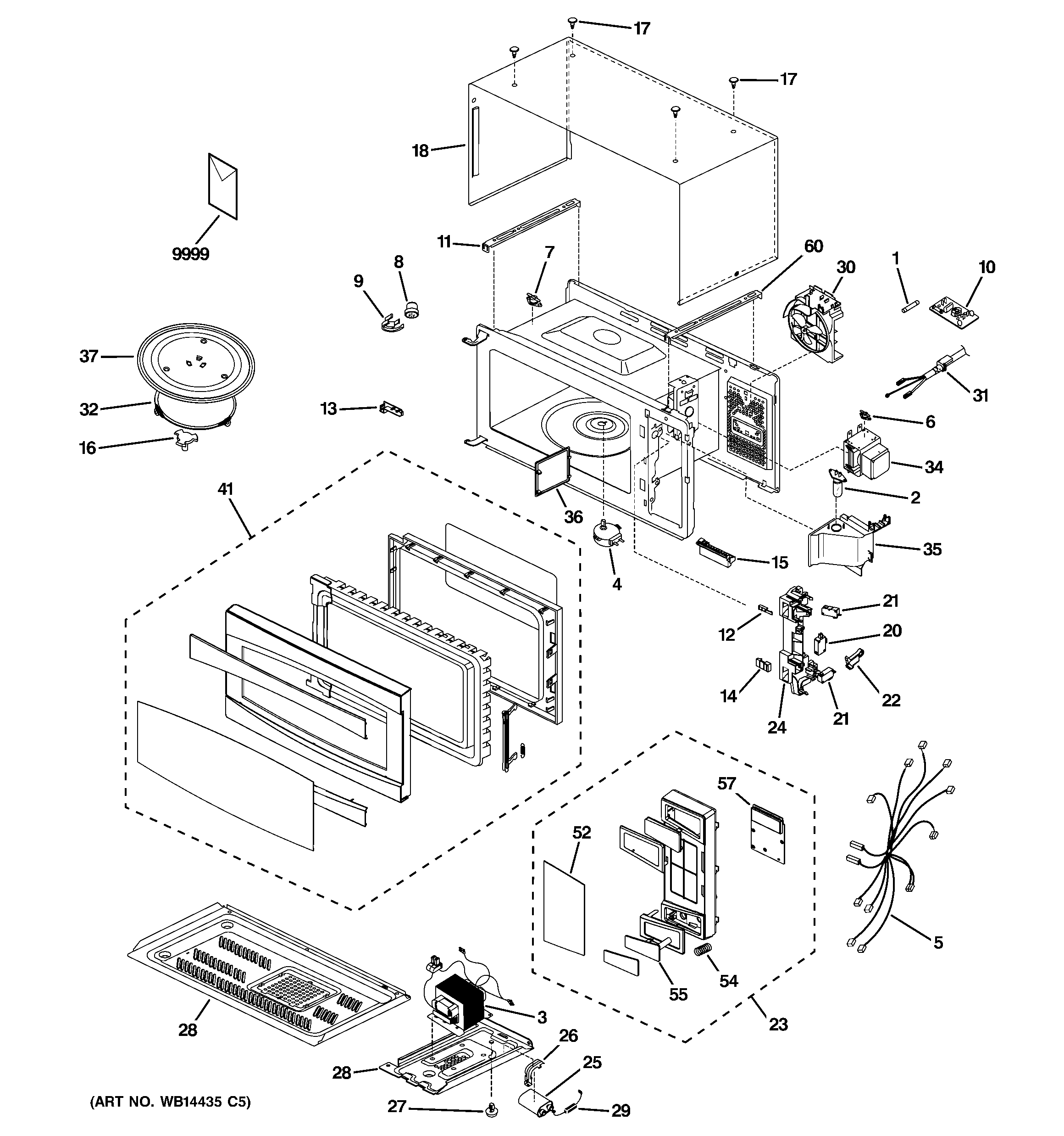 GE PEM31DM2CC microwave diagram