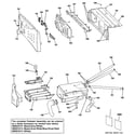 GE WBVH5200J2WW controls & dispenser diagram