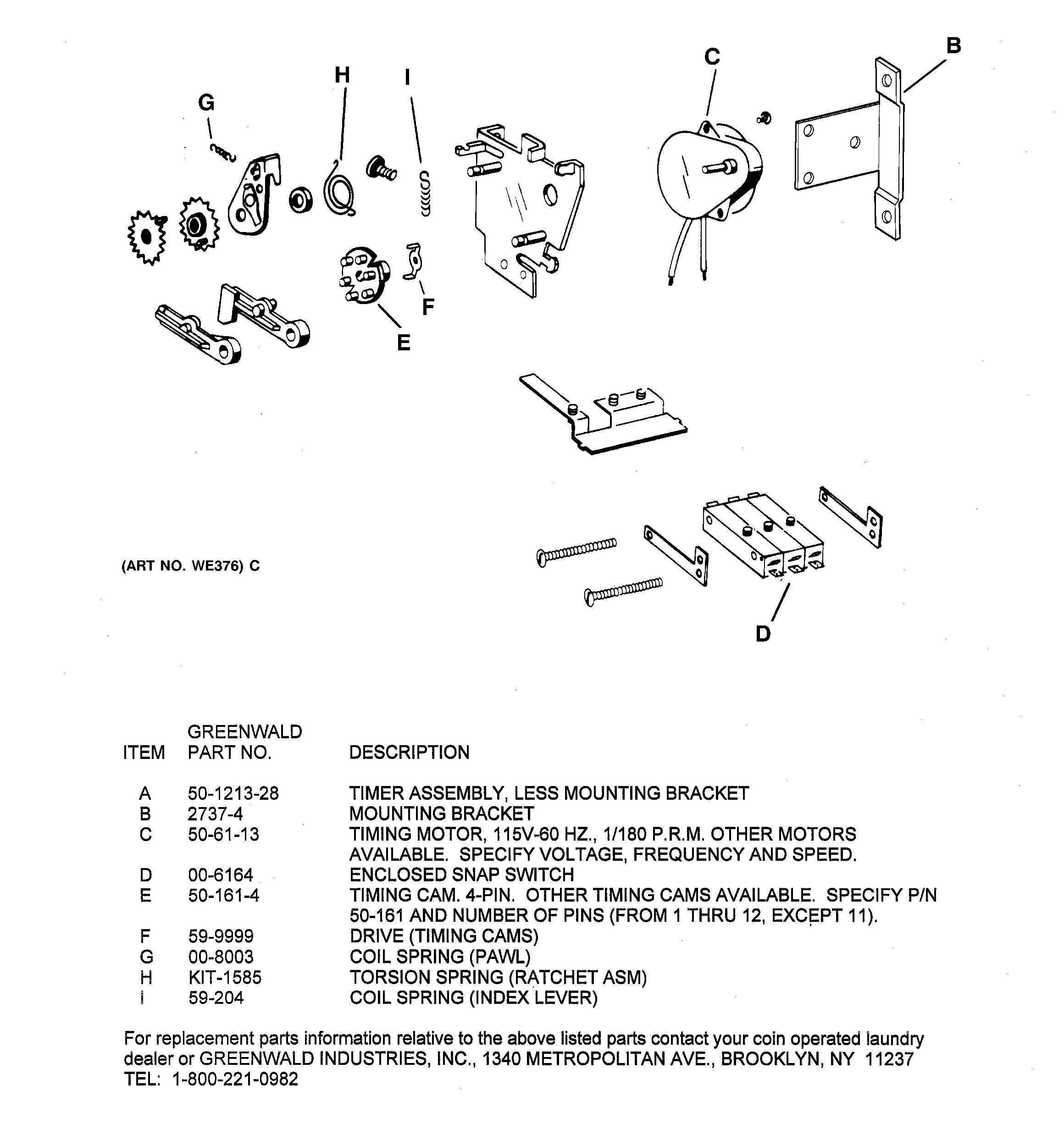 GE DDC4400SMMWH timer assembly diagram