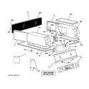 GE DDC4500SNMWH backsplash assembly diagram