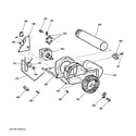 GE DDC4500SNMWH blower & drive assembly diagram
