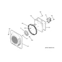 GE JCBP85SM2SS convection fan diagram