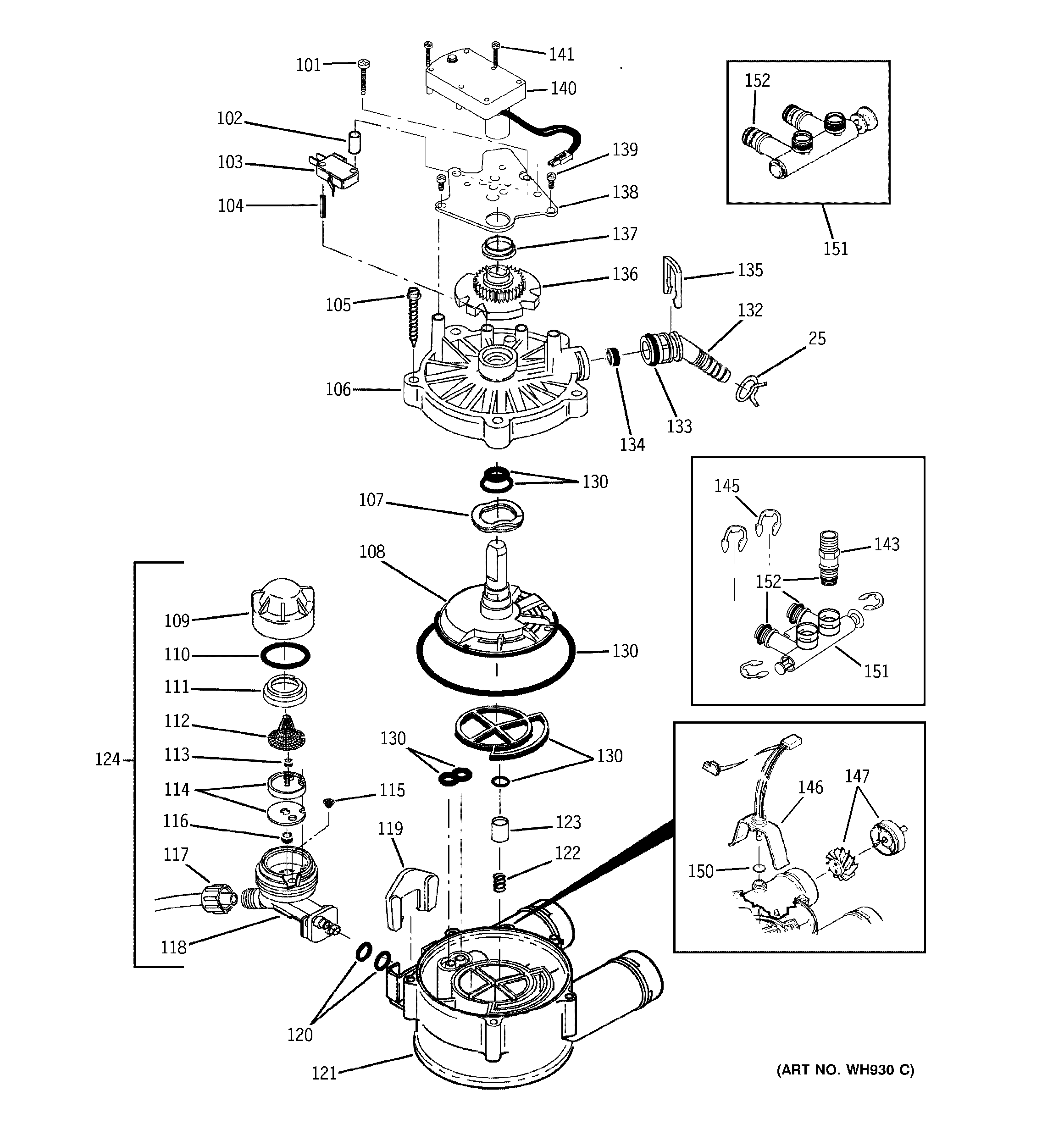 GE GXSF18G03 pump diagram