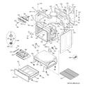 GE JB740SP3SS body parts diagram