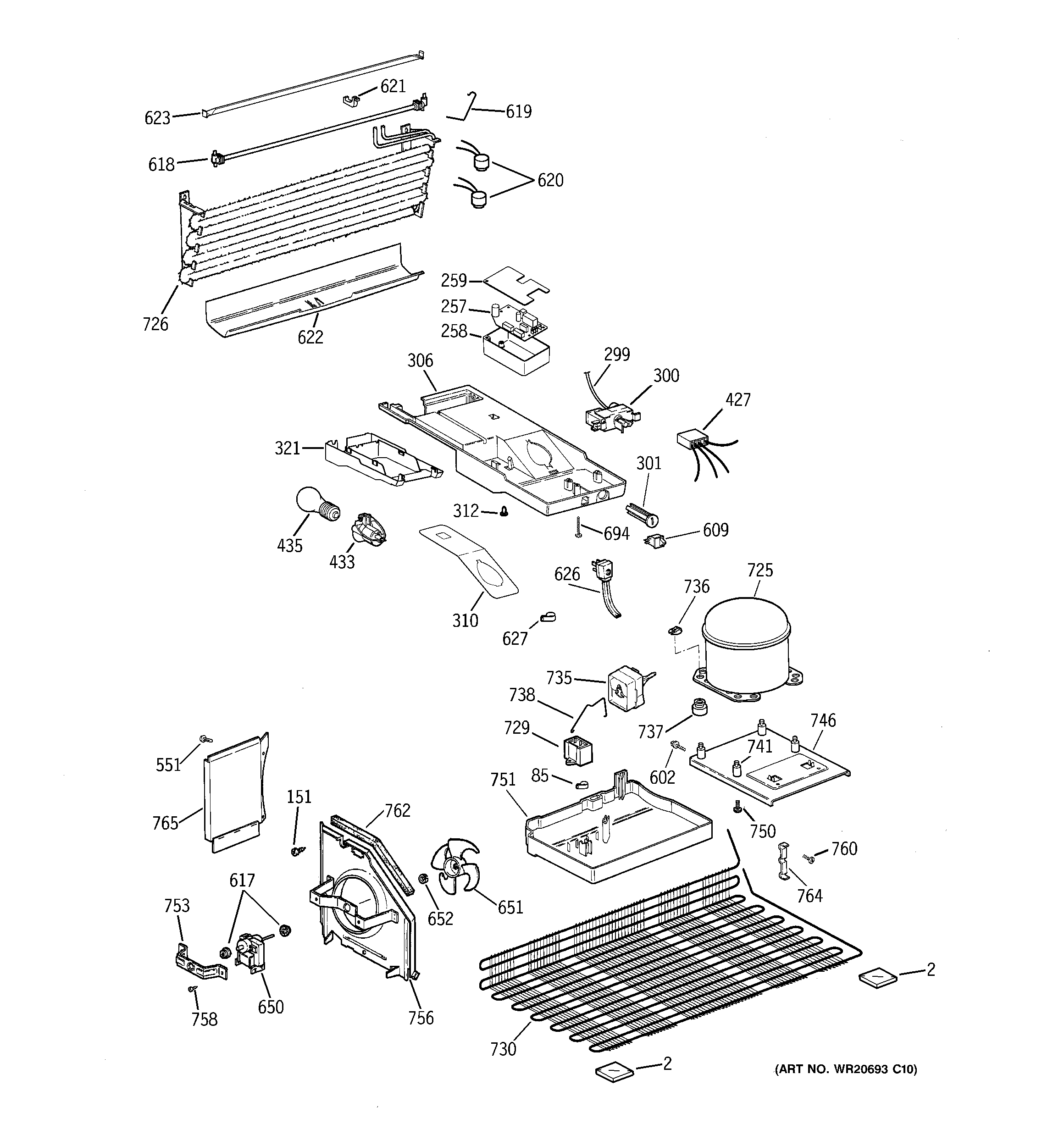 Hotpoint HTH17BCZZRWW unit parts diagram