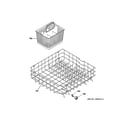 GE GLD2850T05CS lower rack assembly diagram