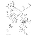 Hotpoint RGB745DEP4WH gas & burner parts diagram