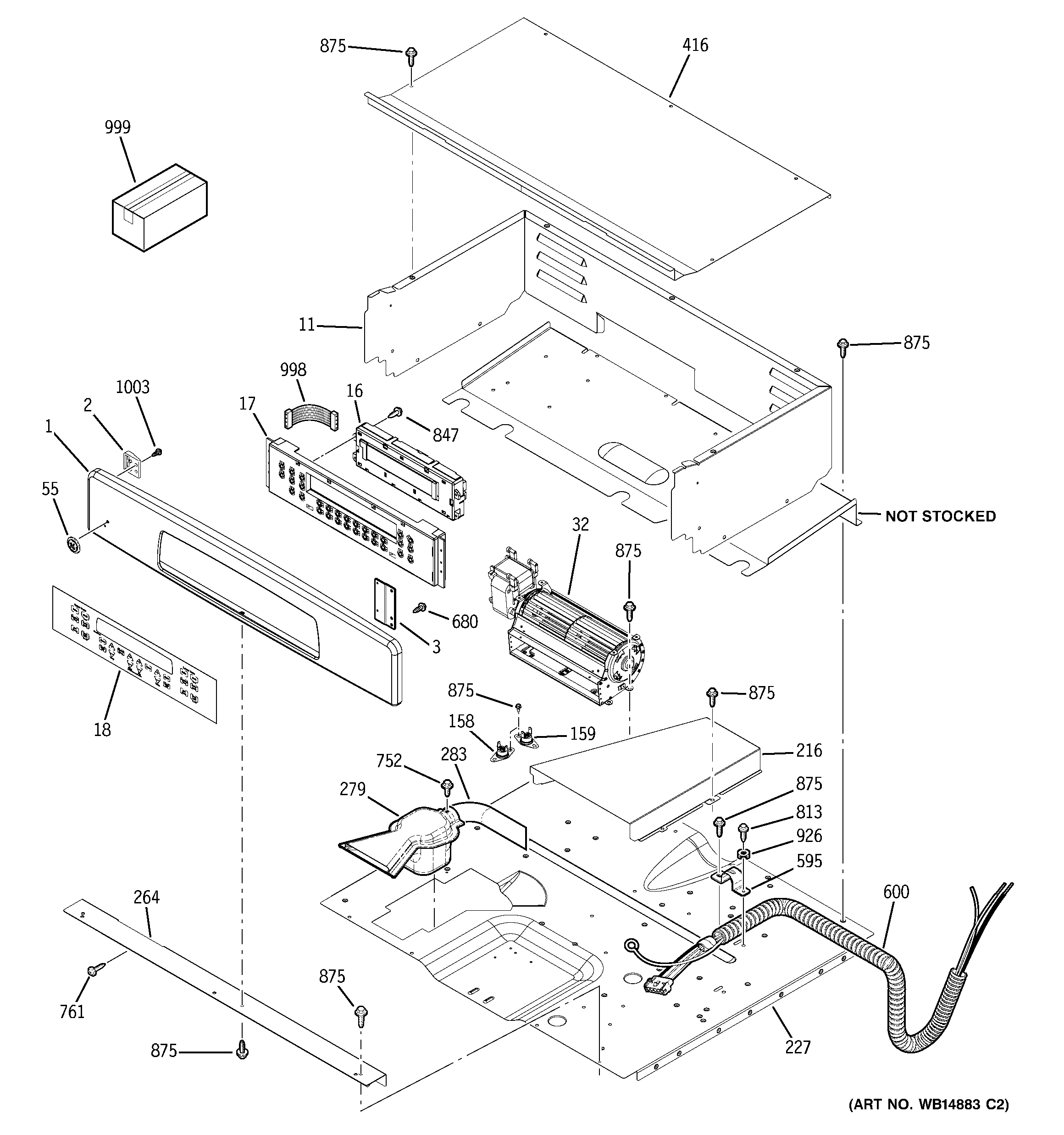 GE JKP55SP3SS control panel diagram