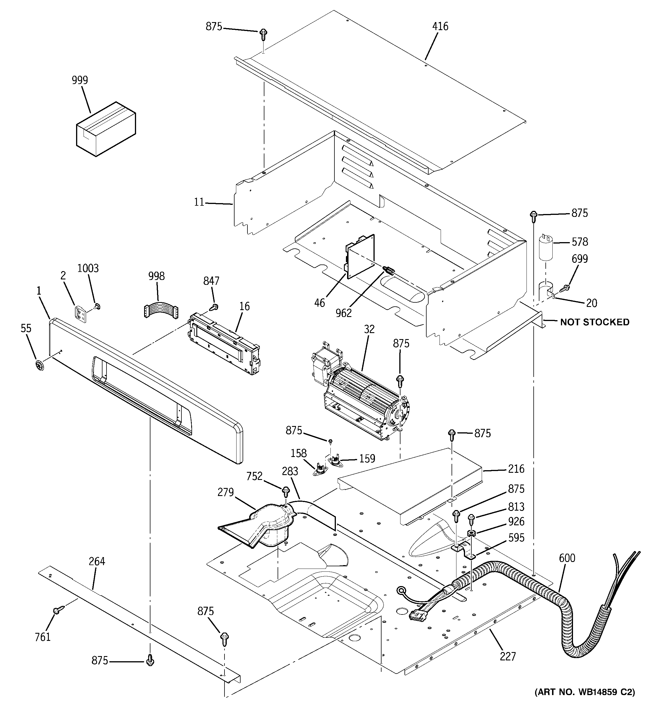 GE JKP75SP3SS control panel diagram