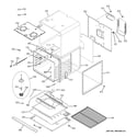 GE JKP75SP3SS lower oven diagram