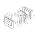GE JKP75SP3SS door diagram