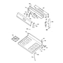 GE JGBC20WEA2WW cooktop diagram