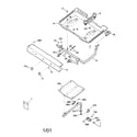 GE JGBS04BPA3WH gas & burner parts diagram
