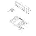 GE JGBS04BPA3WH cooktop diagram