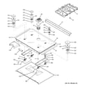 GE PGS968TEP1WW cooktop diagram