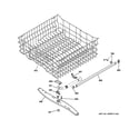 GE GLD4500R10CC upper rack assembly diagram