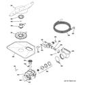 GE GLD4500R10CC motor-pump mechanism diagram