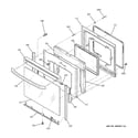 GE JBP35EH1BB door diagram