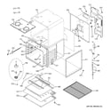 GE PK956DR1CC upper oven diagram