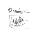 GE GTH18CCB3RCC ice maker diagram