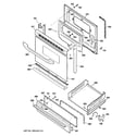 GE JGBS18DEN5CC door & drawer parts diagram