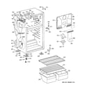 Hotpoint HTH18CCT3RWW cabinet diagram