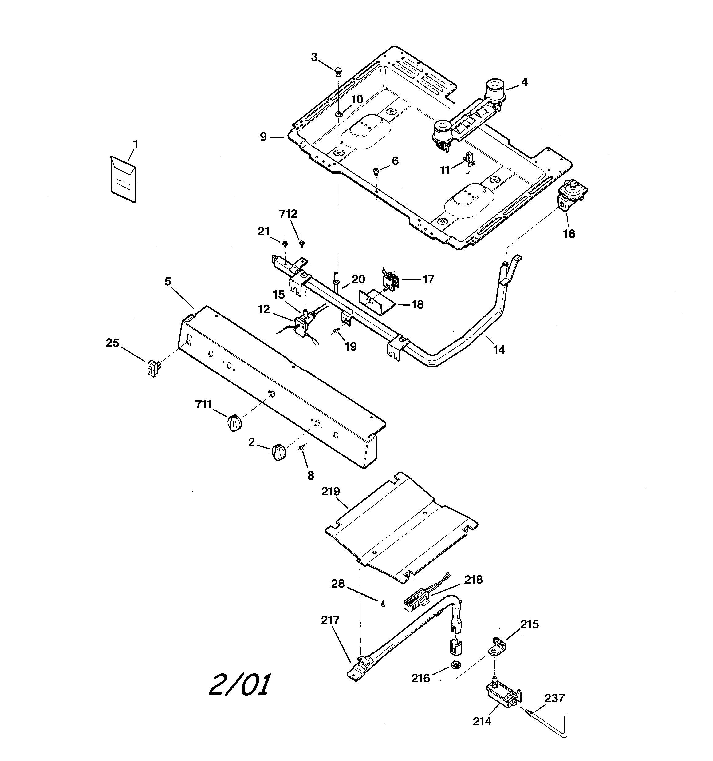 GE JGBC17PEA2AD gas & burner parts diagram